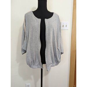 Collection by Bobeau Jersey Bomber Jacket - Size 2X